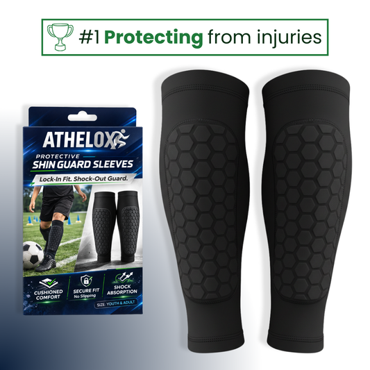 ShinBlock™ Lock-In Fit. Shock-Out Guard.